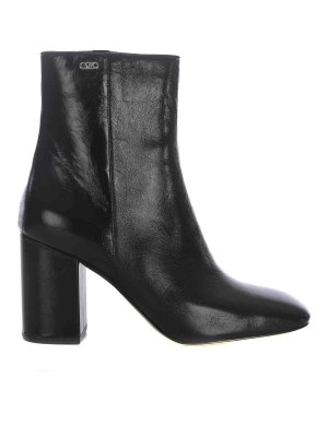 【関税込み】balmain 'Eva' ankle boots Heeled calfskin Eva ankle boots - Women | BALMAIN