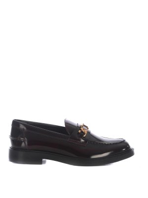 TOD'S: Mocasines y Zapatillas - Mocasines - Rojo Oscuro