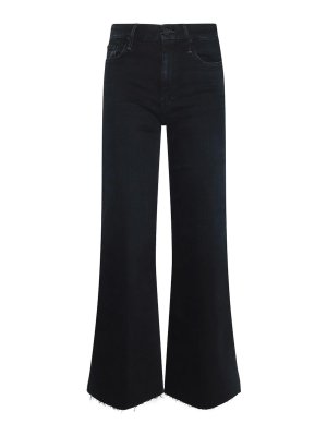 MOTHER: straight leg jeans - Black Cotton Jeans