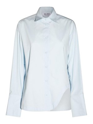 Tシャツ・カットソー ISSEY MIYAKE SS24 EYE OF THE BEAN SHIRT (IM46FJ536 72 BLUE) Pleats Please Issey Miyake Eye Of The Bean Shirt | IM46FJ53672