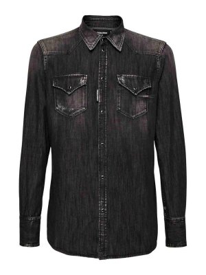 A.P.C. 黒 レザーシャツジャケット ラグスタイル LUXSTYLE オーバーサイズPUレザージャケット