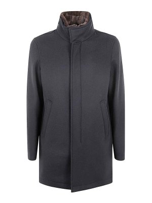 Fay Caban down jacket - Blue - Men | NAM36430010PGQU807