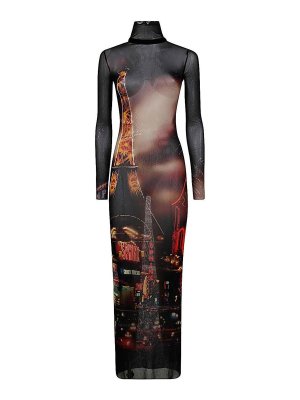 Giambattista Valli Giant Bloom Floral Print Dress
