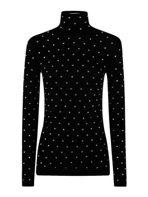 Tシャツ・カットソー FABIANA FILIPPI Women Tops MAD214F067D296825 Black Fabiana Filippi Black Top - Black - Women | TPD264F214D646825