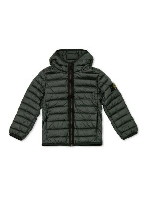 Stone Island Junior: padded jackets - Green Puffer Jacket