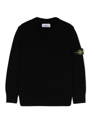 Stone Island Junior: maglia collo rotondo - Maglione girocollo