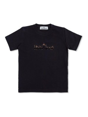 小物 DSMG T-SHIRT EDIT Sbq Bandana Black/Gr SOFTHYPHEN Bandana Scarf Big T-Shirt in Black | SVD