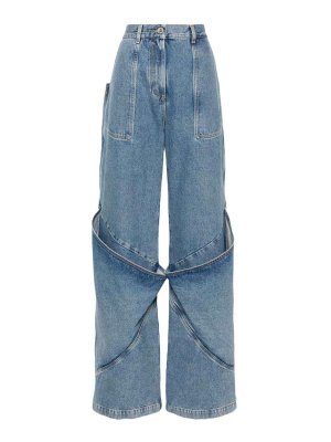 The Attico: bootcut jeans - Denim jeans