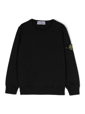 Stone Island Junior: スウェット＆セーター - スウェットシャツ/セーター - 黒
