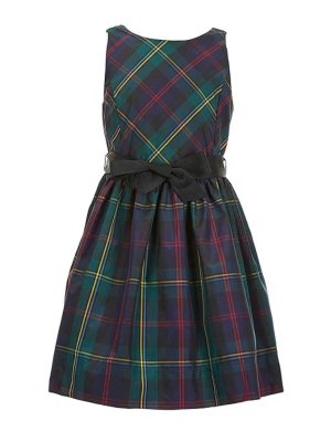 POLO RALPH LAUREN: ニーレングスドレス - 膝丈ドレス - 緑