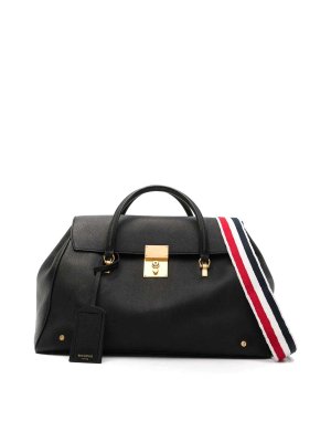 THOM BROWNE: Handtaschen - Shopper - Schwarz