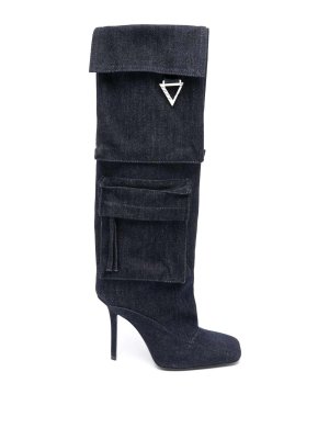 The Attico: boots - Sienna Tube Boots 105Mm Heels