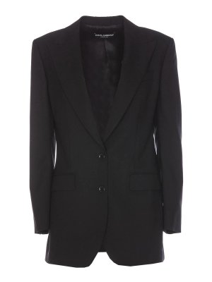 DOLCE & GABBANA: Vestes de costume - Blazer Couturier - Noir