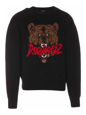 DSQUARED2: クルーネック - クルーネック - 黒