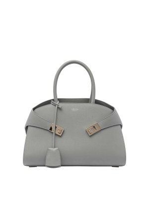 FERRAGAMO: Handtaschen - Shopper - Grau