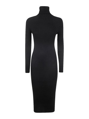 SELF PORTRAIT ニットミティトレス PF23108MB BLACK Self Portrait Ribbed knit maxi dress - Black | PF23122XBBLACK