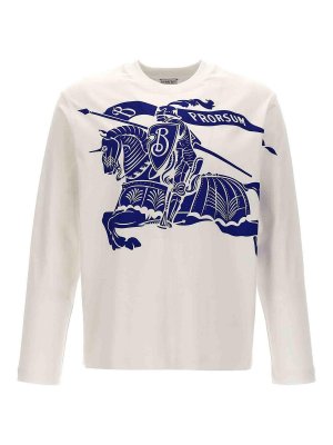 Burberry Cotton T-shirt - White - Women | 8096229 | thebs.com