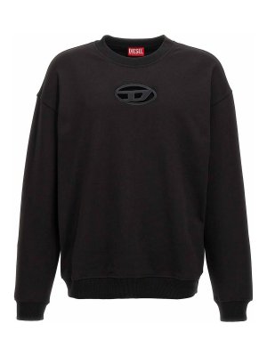 Diesel S-Boxt-Hood-Bleach Hoodie - Black - Men | A152590PJAX9XX