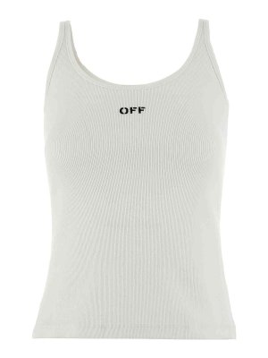 OFF-WHITE: Tops & Tank tops - Off Stamp Top