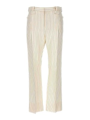 Bottega Veneta Sailor Pants - Grey - Women | 792238V2T108390