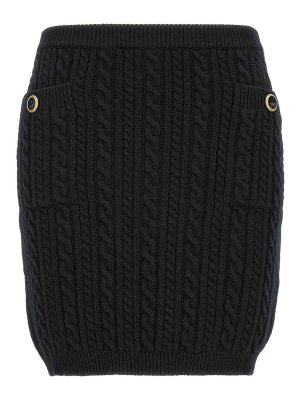 ALESSANDRA RICH: Knee length skirts & Midi - Button Skirt