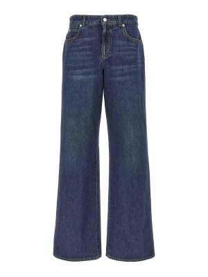 ALEXANDER MCQUEEN: Bootcut - Bootcut Jeans - Blau