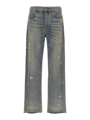 AMIRI: straight leg jeans - Painter Straight Jeans