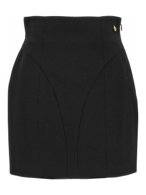 A.P.C. Mini skirt in denim - Black - Women | COGEXF06093LZE