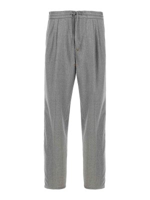 BRUNELLO CUCINELLI: Tailored & Formal trousers - Front Pleat Pants