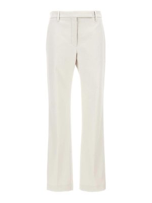 BRUNELLO CUCINELLI: Pantalons élégants - Pantalon Couturier - Blanc