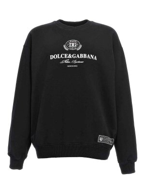 DOLCE & GABBANA: Sweatshirts und Pullover - Sweatshirt - Schwarz