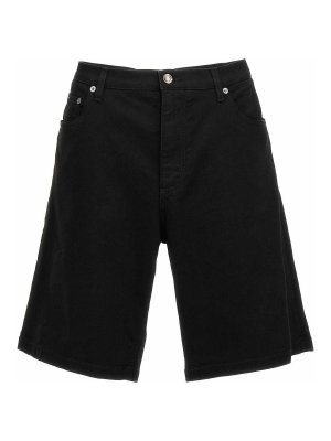 DOLCE & GABBANA: Trousers Shorts - Stretch Denim Bermuda Shorts