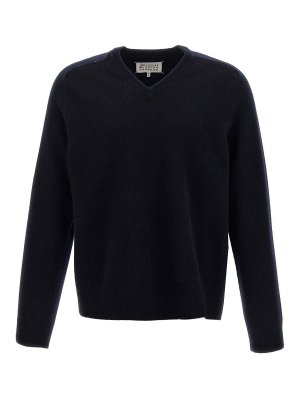 Maison Margiela: v necks - Wool Sweater