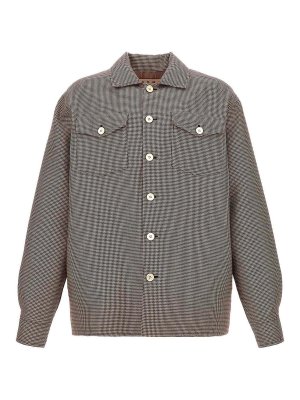 Marni: Chaquetas casual - Chaqueta Casual - Rojo Oscuro