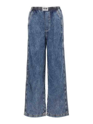 MOSCHINO JEANS: bootcut jeans - Embroidery Jeans
