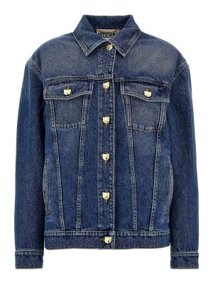国内発 BALENCIAGA ブラックコットンボタン長袖デニムジャケット BALENCIAGA バレンシアガ スイング デニム ジャケット メタル