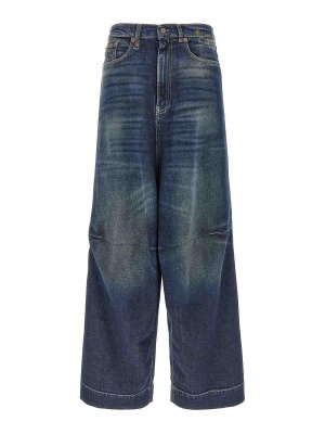 デニム・ジーパン R13 FW25 'Boy Straight' jeans (R13W0091D152A ABBEYBLACK) R13 'boy Straight' Jeans | italist | REVERSIBLE