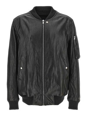 RICK OWENS: カジュアルジャケット - カジュアルジャケット - 黒