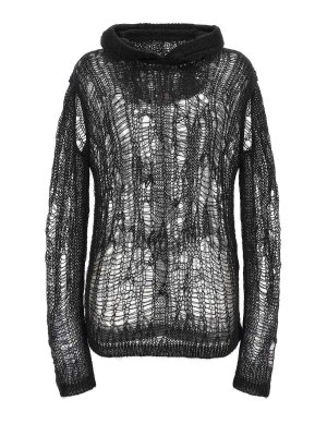 RICK OWENS: クルーネック - クルーネック - 黒