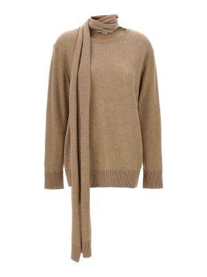 STELLA McCARTNEY: crew necks - Scarf Detail Sweater