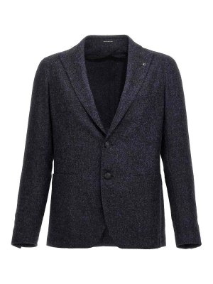 Etro Decorative Basting Blazer - Blue - Men