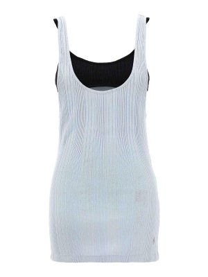 The Attico: Tops & Tank tops - Logo Ribbed Top