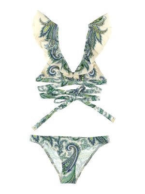 Dolce & Gabbana Peonie Pink Polyamide Blend Bikini