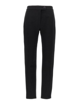 FERRAGAMO: Pantalons casual - Pantalons Décontractés - Noir