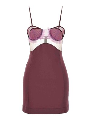 NENSI DOJAKA: ショートドレス - ショートドレス - 紫