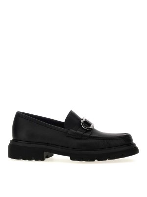 FERRAGAMO: ロファー＆スリッパ - ローファー - 黒