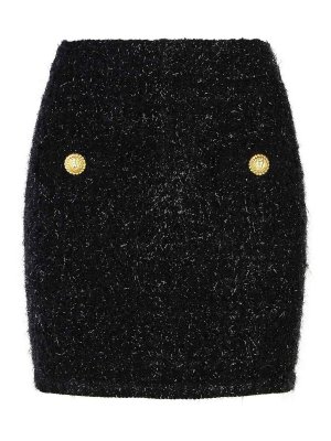 Courreges Heritage Viny Mini Skirt - Black | 324CJU194VY00149999