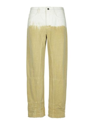 JIL SANDER: Bootcut - Bootcut Jeans - Beige