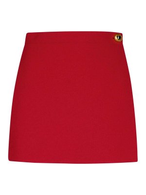 MOSCHINO: casual trousers - Burgundy Polyester Blend Shorts