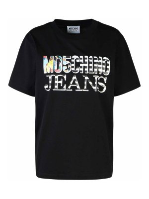 MOSCHINO JEANS: Camisetas - Camiseta - Negro